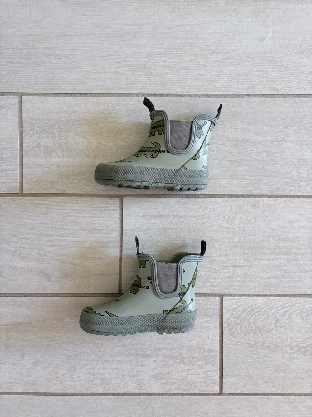 Zara Kids Green Crocodile 🐊 Rain Boots
